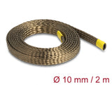 Delock Geflechtschlauch aus Basalt Fasern 2 m x 10 mm braun