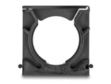 Delock Kabelschlauchhalter mit Verschlussclip 34,5 mm 4 Stück schwarz