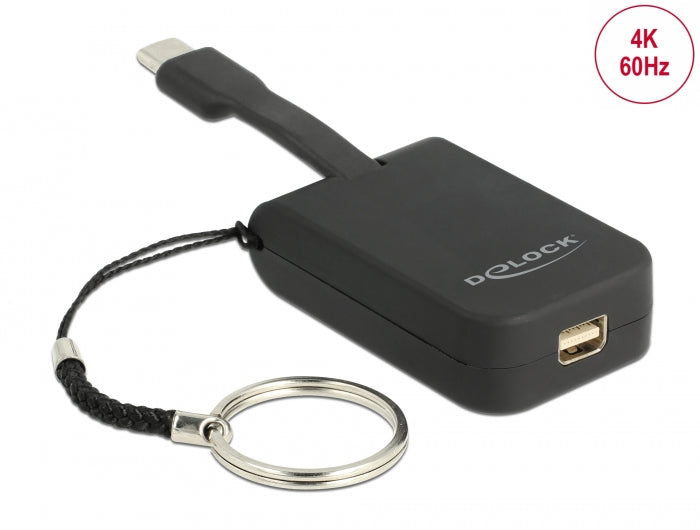Delock USB Type-C™ Adapter zu mini DisplayPort (DP Alt Mode) 4K 60 Hz - Schlüsselanhänger