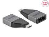 Delock USB Type-C™ Adapter zu DisplayPort (DP Alt Mode) 4K 60 Hz – kompaktes Design