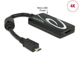 Delock MHL 3.0 Adapter > High Speed HDMI mit 4K Ultra-HD Auflösung und RCP Premium