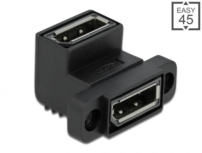 Delock Easy 45 DisplayPort Adapter gewinkelt 90°
