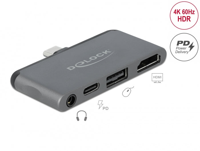 Delock Mini Dockingstation für iPad Pro / Mobilgeräte mit 4K 60 Hz
