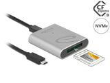 Delock USB Type-C™ Card Reader im Aluminium Gehäuse für CFexpress Speicherkarten
