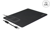 Delock USB Mauspad mit kabelloser Ladefunktion