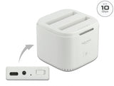 Delock USB Type-C™ 3.2 Dockingstation für 2 x 2.5″ SATA HDD / SSD mit Klon Funktion