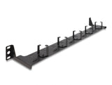 Delock 19″ LWL Rangierpanel 1 HE schwarz