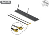 Delock WLAN 802.11 ac/ax/a/h/b/g/n Doppelantenne 2 x I-PEX Inc., MHF® I Stecker 2,2 – 4,0 dBi 2 x 15 cm PCB intern Klebemontage