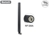 Delock WLAN 802.11 ac/a/h/b/g/n Antenne RP-SMA Stecker 5,5 - 9 dBi omnidirektional mit Kippgelenk schwarz