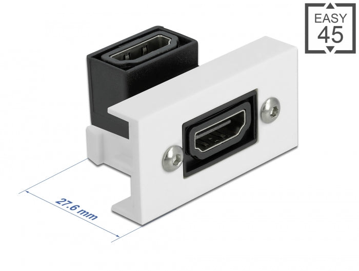 Delock Easy 45 HDMI Modul gewinkelt 90° 22,5 x 45 mm