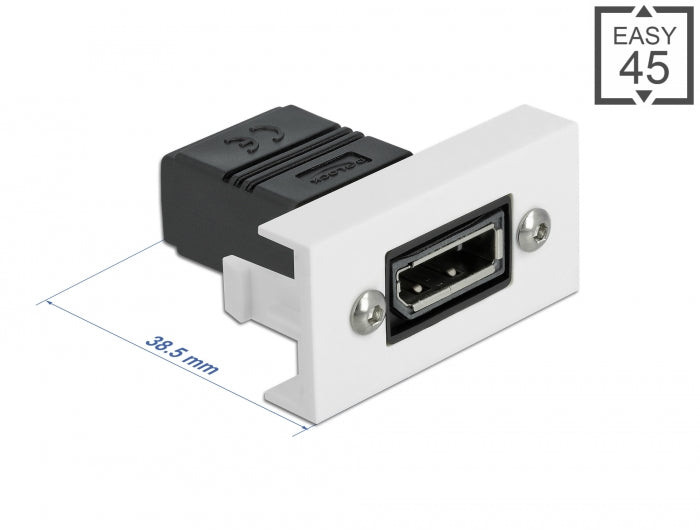 Delock Easy 45 DisplayPort Modul gerade 22,5 x 45 mm