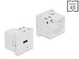 Delock Easy 45 USB Ladeportmodul 1 x USB Typ-A 18 W