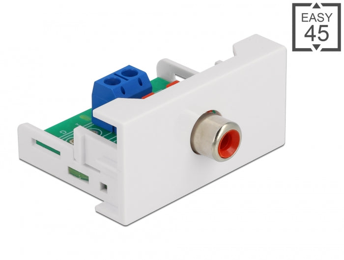 Delock Easy 45 Modul Cinch Buchse 22,5 x 45 mm