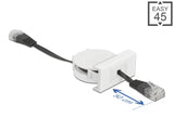 Delock Easy 45 Modul Netzwerk Aufrollkabel RJ45 Cat.5e schwarz