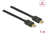 Delock Kabel Mini DisplayPort 1.2 Stecker > Mini DisplayPort Stecker 4K 60 Hz 1 m