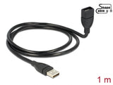 Delock Kabel USB 2.0 Typ-A Stecker > USB 2.0 Typ-A Buchse ShapeCable 1 m