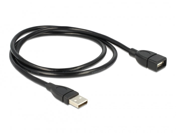 Delock Kabel USB 2.0 Typ-A Stecker > USB 2.0 Typ-A Buchse ShapeCable 1 m