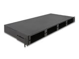 Delock 19″ LWL HD (High Density) Patchpanel 1 HE schwarz