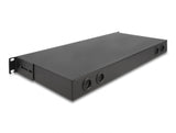 Delock 19″ LWL HD (High Density) Patchpanel 1 HE schwarz