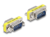Delock D-Sub 9 Pin Gender Changer Stecker zu Stecker (Schrauben)