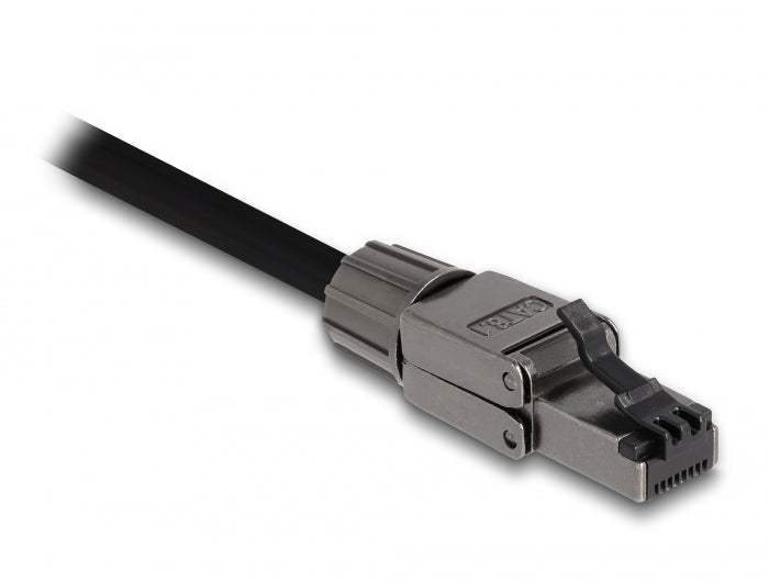 Delock RJ45 Stecker Cat.8.1 STP werkzeugfrei