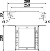 BETTERMANN Bogen Kabelleiter 90° o.Verb LGBE 620 FS steigend/fallend 60x200mm