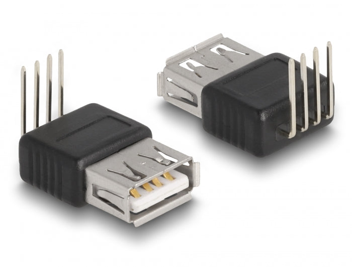 Delock Adapter USB 2.0 Typ-A Buchse zu 4 Pin 90° gewinkelt