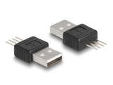 Delock Adapter USB 2.0 Type-A Stecker zu 4 Pin