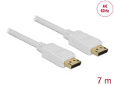 Delock Kabel DisplayPort 1.2 Stecker > DisplayPort Stecker 4K 60 Hz 7 m