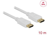 Delock Kabel DisplayPort 1.2 Stecker > DisplayPort Stecker 4K 60 Hz 10 m
