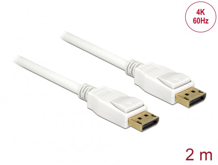 Delock Kabel DisplayPort 1.2 Stecker > DisplayPort Stecker 4K 2 m