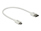 Delock Kabel High Speed HDMI mit Ethernet - HDMI-A Stecker > HDMI Micro-D Stecker 3D 4K 0,25 m Slim High Quality