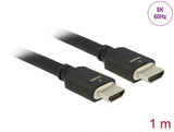 Delock Ultra High Speed HDMI Kabel 48 Gbps 8K 60 Hz schwarz 1 m zertifiziert