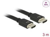 Delock Ultra High Speed HDMI Kabel 48 Gbps 8K 60 Hz schwarz 3 m zertifiziert