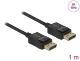 Delock Koaxiales DisplayPort Kabel 8K 60 Hz 1 m