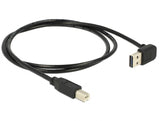 Delock Kabel EASY-USB 2.0 Typ-A Stecker gewinkelt oben / unten > USB 2.0 Typ-B Stecker 1 m