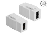 Delock Keystone Modul EASY-USB 2.0 A Buchse > EASY-USB 2.0 A Buchse weiß