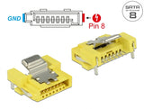 Delock Steckverbinder SATA 6 Gb/s Buchse 8 Pin Power