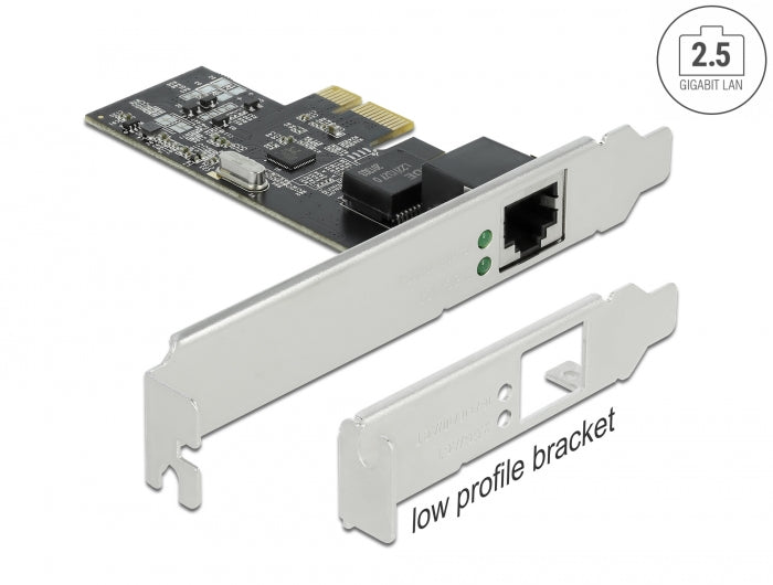 Delock PCI Express x1 Netzwerkkarte 2,5 Gigabit LAN 1 x RJ45 RTL8125