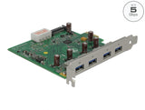 Delock USB 3.0 PCI Express x1 Karte zu 4 x extern Typ-A