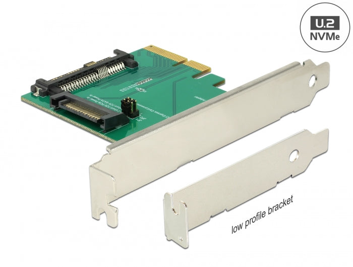 Delock PCI Express x4 Karte > 1 x intern U.2 NVMe SFF-8639 Stecker