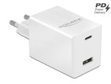 Delock USB GaN Ladegerät USB Type-C™ PD 3.0 und USB Typ-A mit 48 W
