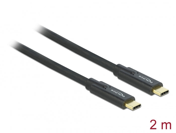 Delock USB 5 Gbps Kabel USB Type-C™ zu USB Type-C™ 2 m PD 5 A E-Marker