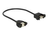 Delock Kabel USB 2.0 Typ-B Buchse zum Einbau > USB 2.0 Typ-A Buchse zum Einbau 25 cm