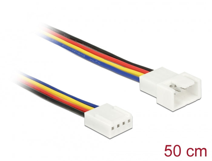 Delock Verlängerungskabel PWM Lüfteranschluss 4 Pin 50 cm
