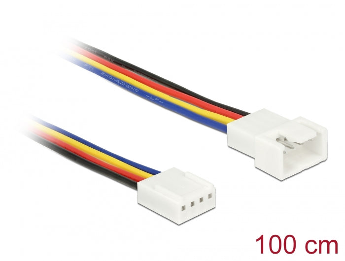 Delock Verlängerungskabel PWM Lüfteranschluss 4 Pin 100 cm
