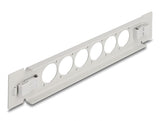 Delock 10″ D-Typ Patchpanel 6 Port werkzeugfrei grau