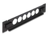 Delock 10″ D-Typ Patchpanel 6 Port werkzeugfrei schwarz