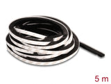 Delock Bürstenstreifen selbstklebend 10 mm - Länge 5 m schwarz