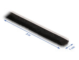 Delock Bürstenstreifen selbstklebend 10 mm - Länge 5 m schwarz